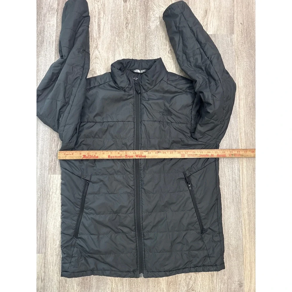 The North Face Mens Junction Insulated Jacket Black Puffer Full Zip Medium